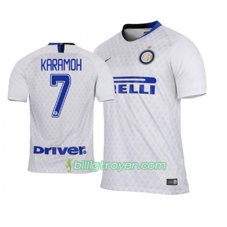 Billige Fotballdrakter Inter Milan Yann Karamoh 7 Bortedraktsett 2018/19 Kortermet